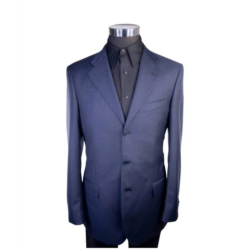 NEW SALVATORE FERRAGAMO men's 3 buttons jacket in blue
